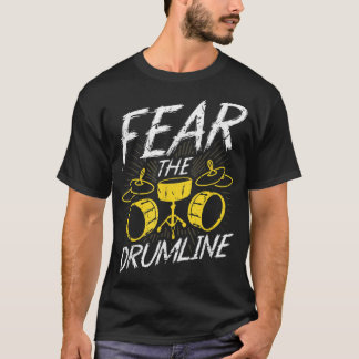 Camiseta Medo Do Drumline, Percussionista Da Banda Marcial1