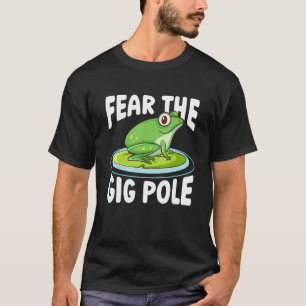 Camiseta Medo do Gig Pole Frog Catching Frog Caça 1