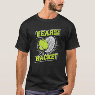 Camiseta Medo do Tênis do treinador profissional do meu jog