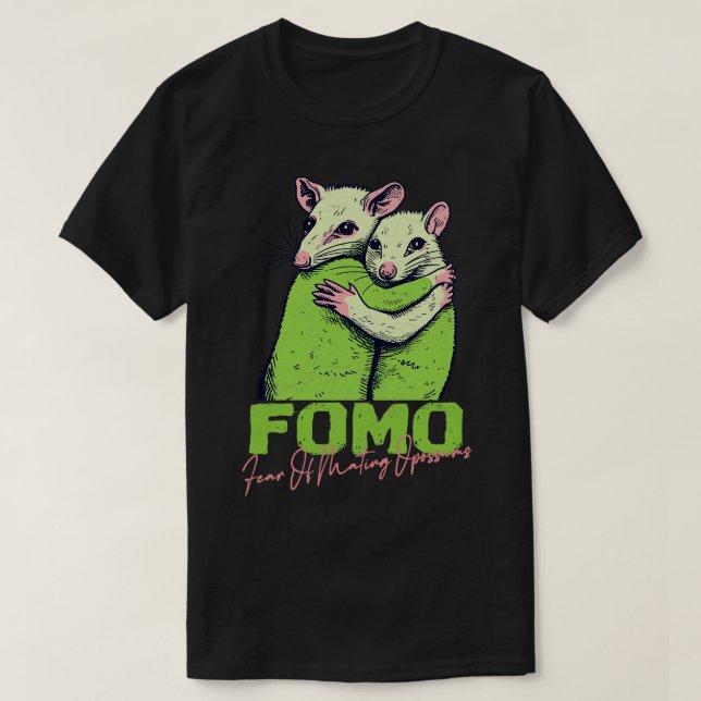 Camiseta Medo FOMO De Ocultar (Frente do Design)