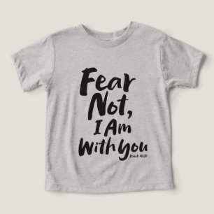 Camiseta MEDO NÃO, estou com você Religioso - Isaiah 41:1