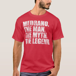 Camiseta Medrano Medrano Nome da família Medrano sobrenome 