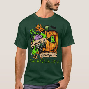 Camiseta Medula espinhal fere Consciência retro halloween s
