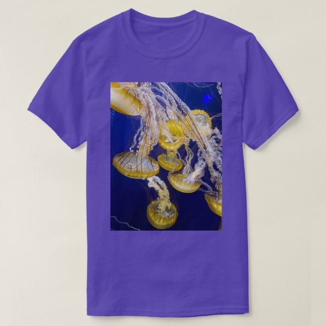 Camiseta medusa amarela (Frente do Design)