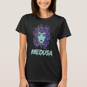 Camiseta Medusa Antiga mitologia grega Gorgon Deusa Snak