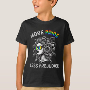 Camiseta Medusa Arco-íris Mais Orgulho Menos Preconceito Lg