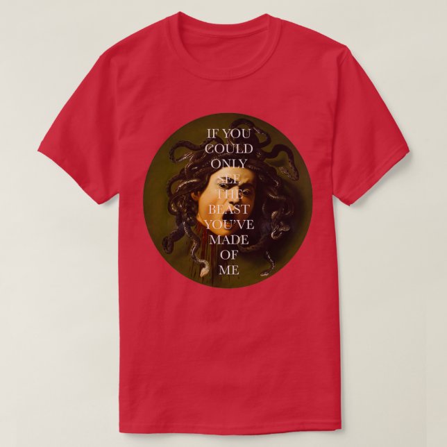 Camiseta medusa by caravaggio (Frente do Design)