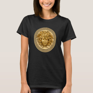 Camiseta Medusa Cabeça Mito Gorgon Cobra Cabelo Mito Grego