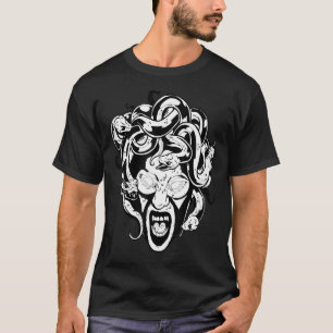 Camiseta Medusa Cobra Cabeça Mitologia Anciã Grego