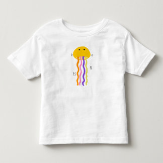 Camiseta Medusa Colorida e Divertida Ondulando no Oceano Ca