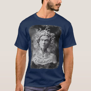 Camiseta Medusa Com Tinta