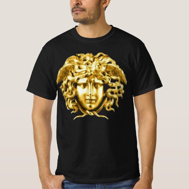 Camiseta Medusa Dourada (Frente)