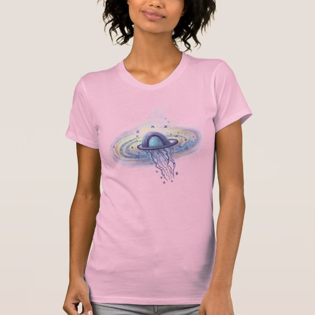 Camiseta medusa espacial (Frente)