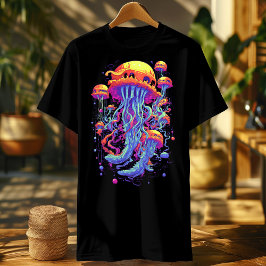 Camiseta medusa-geleia-gigante