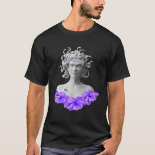 Camiseta Medusa Gorgon Grego Mitologia Roxo
