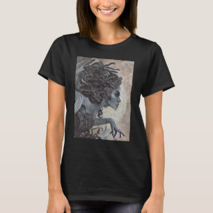 Camiseta Medusa Mitologia Grega Oculta Assustador Escuro Ar