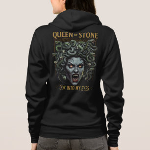Camiseta Medusa Rainha de Pedra Gótica Hoodie