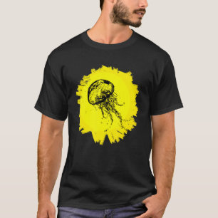 Camiseta medusa tóxica para a água-viva com rede macia