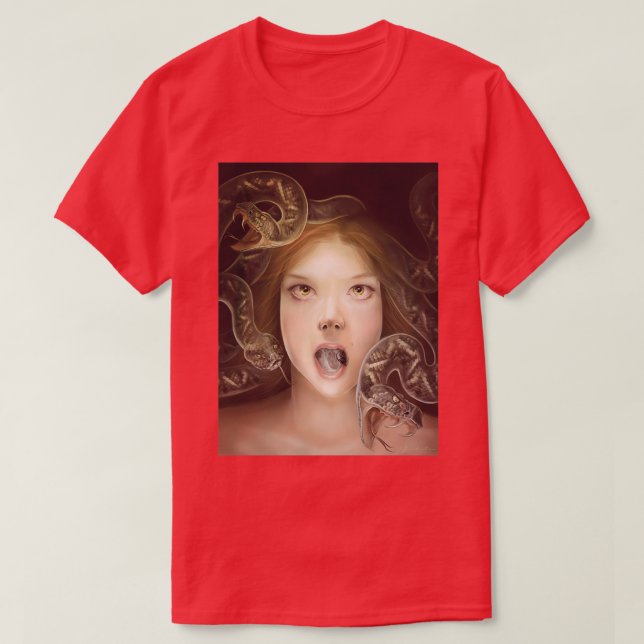 Camiseta Medusax27s Lament Rattle Cobras (Frente do Design)