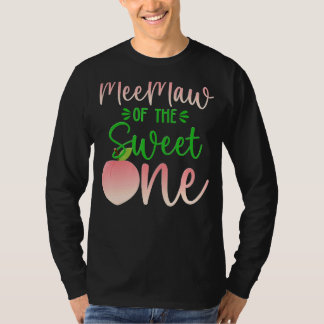 Camiseta Meemaw Da Fruta De Verão De Aniversário Um Pessel
