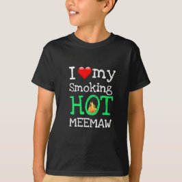 Camiseta MEEMAW HOW DE FUMAR DE IDEIA DE PRESENTE DO dia de