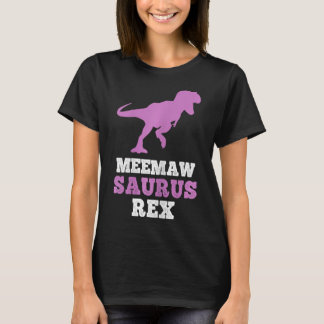 Camiseta Meemaw-saurus Rex Dino Dinossauro Meemawsaurus Eng