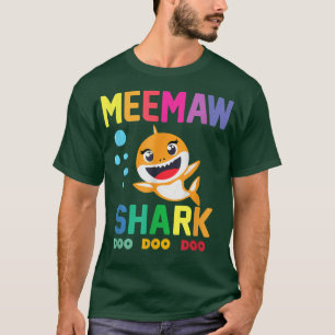 Camiseta Meemaw Shark Shirt Meemaw Sharon Family Mothe