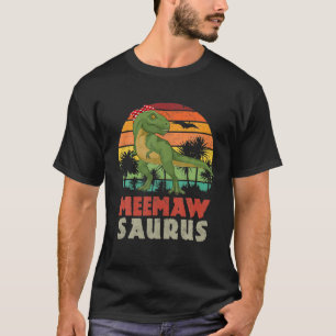 Camiseta Meemawsaurus T Rex Dinosaur Family Matching