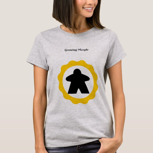 Camiseta Meeple crescente (Frente)