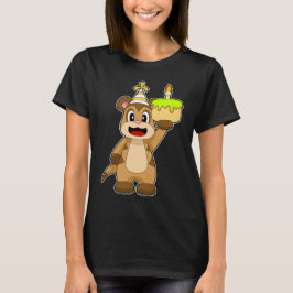 Camiseta Meerkat Birthday Candle Cake