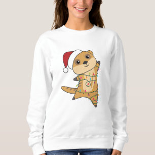 Camiseta Meerkat Christmas Snow Winter Animais