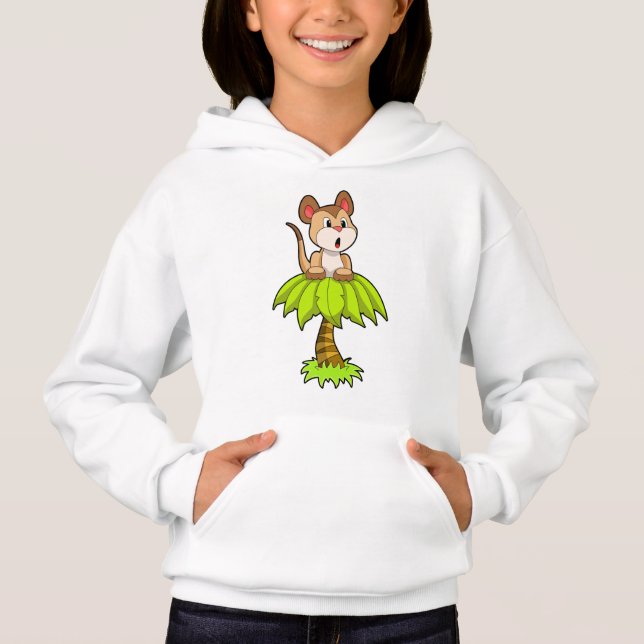 Camiseta Meerkat com árvore (Frente)