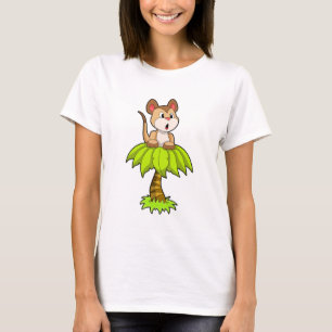 Camiseta Meerkat com árvore