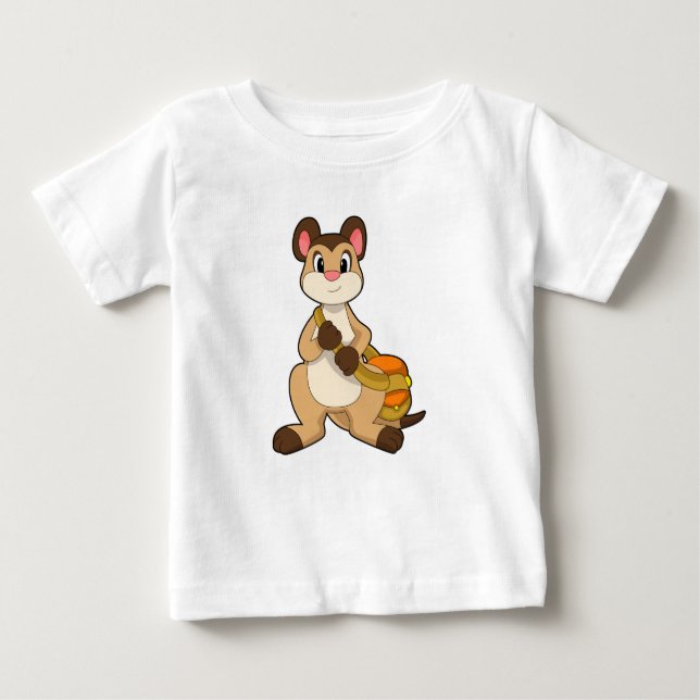 Camiseta Meerkat com Bag (Frente)