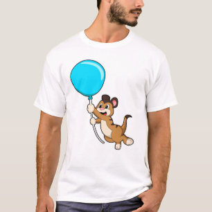 Camiseta Meerkat com Balão