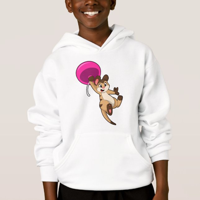 Camiseta Meerkat com Balão (Frente)