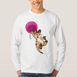 Camiseta Meerkat com Balão
