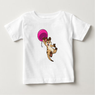 Camiseta Meerkat com Balão