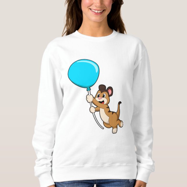 Camiseta Meerkat com Balão (Frente)