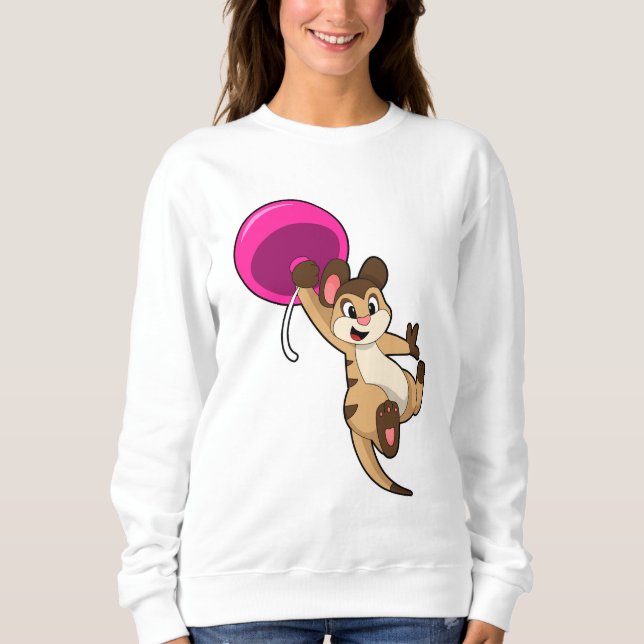 Camiseta Meerkat com Balão (Frente)