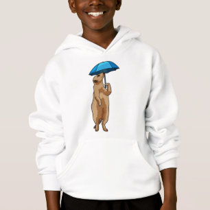 Camiseta Meerkat com guarda-chuva