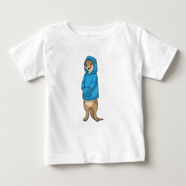 Camiseta Meerkat com Hoodie (Frente)