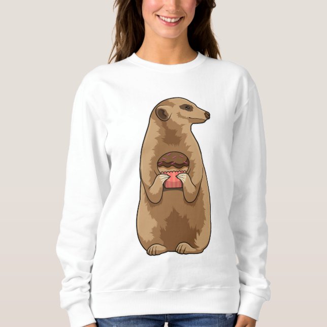Camiseta Meerkat com Muffin (Frente)
