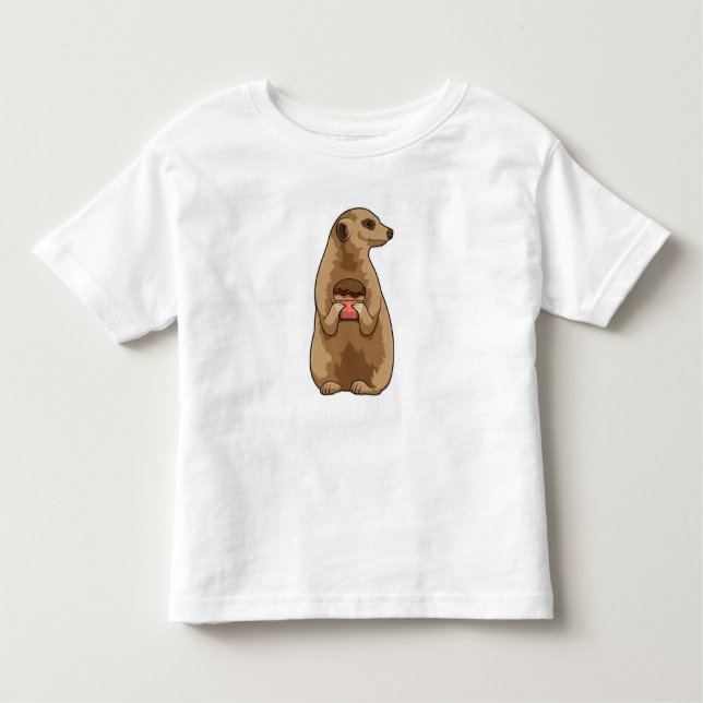 Camiseta Meerkat com Muffin (Frente)