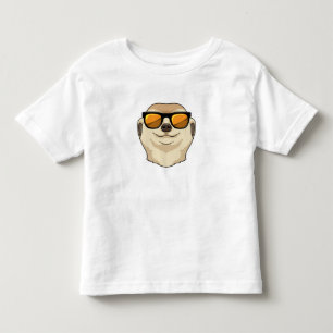 Camiseta Meerkat com óculos de sol
