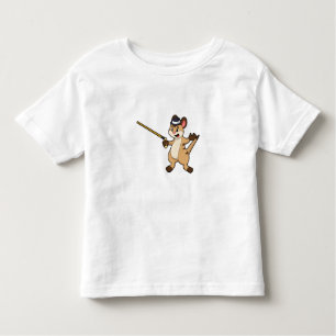 Camiseta Meerkat com palito de chapéu e caminhada