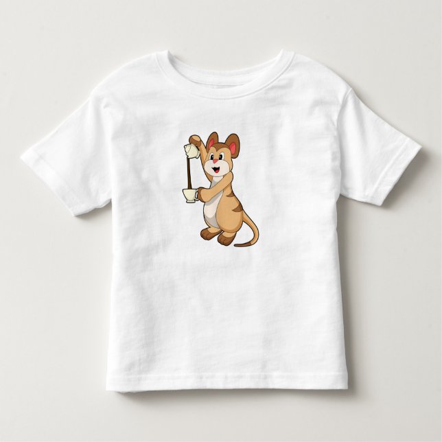 Camiseta Meerkat com pote de café e café.PNG (Frente)