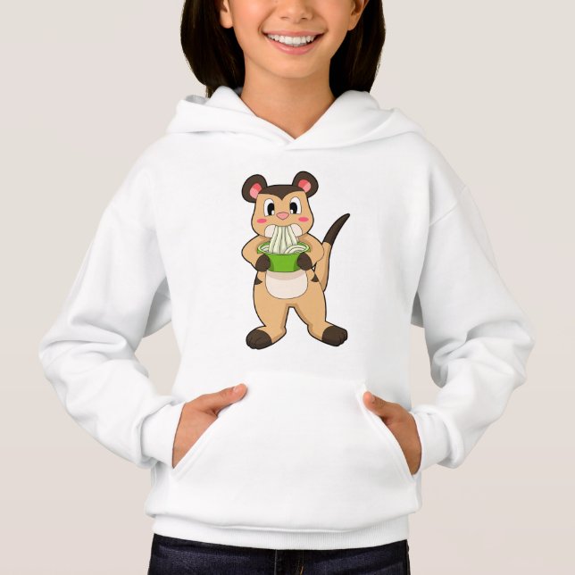 Camiseta Meerkat com Ramen (Frente)