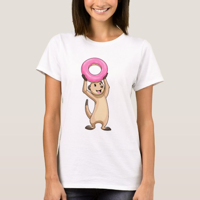 Camiseta Meerkat com Rosquinha (Frente)