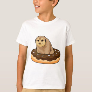Camiseta Meerkat com Rosquinha